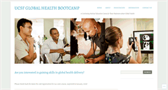 Desktop Screenshot of globalhealthbootcamp.com