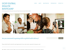 Tablet Screenshot of globalhealthbootcamp.com